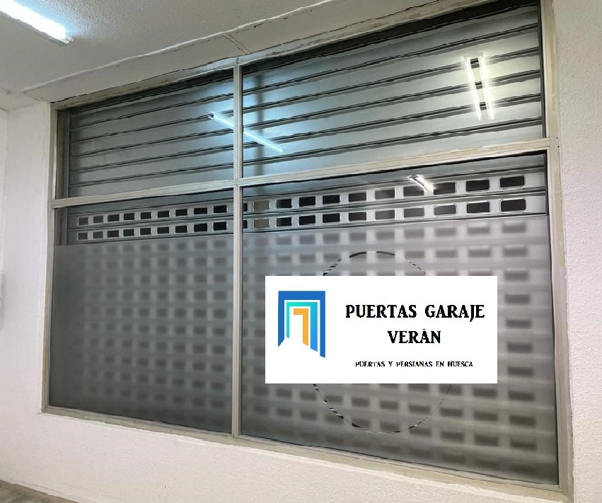 Persianas metálicas para locales en Zaragoza
